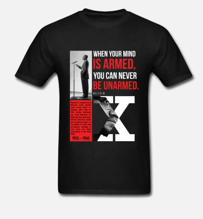 Malcolm X t shirt, best summer gift, short sleeve shirt aloha Unisex T-Shirt S