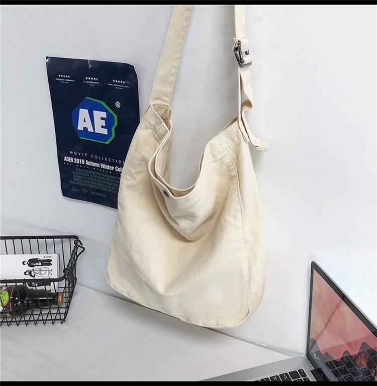 Large Canvas Messenger Bag Shoulder Bag for Women Fashi Hobo Bag Vintage Travel Purse Women's Canvas Crossbody Bag