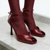 Sexy Thin Heels Sandals Women Ankle Strap Elegant Wedding Dress Shoe Female Fashion Brand High Heels Sandalias De Mujer