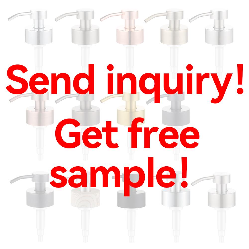 Kitchen Accessories Replacement Soap Pump Bamboo Stainless Hand Liquid Soap Dispenser Bottle Pump Head for Soap Dispenser