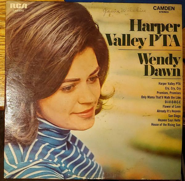 

LP Record WENDY DAWN - Harper Valley PTA CAS2293 RCA Camden 1969 US Country Used
