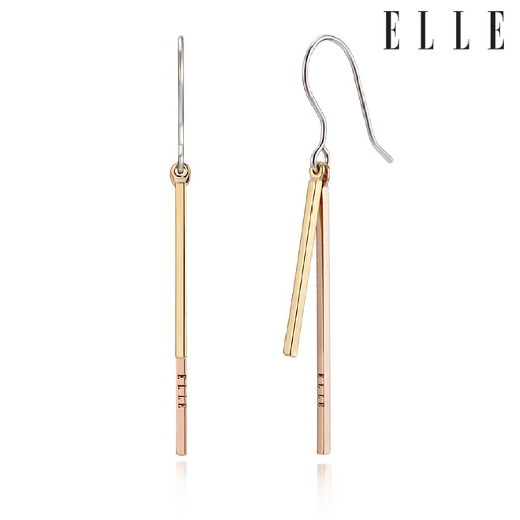 Silver Stick Drop Earrings ELSPEE350