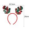 Wear-resistant Christmas Antler Headbands Non-slip Cosplay Headbands  Party Favors
