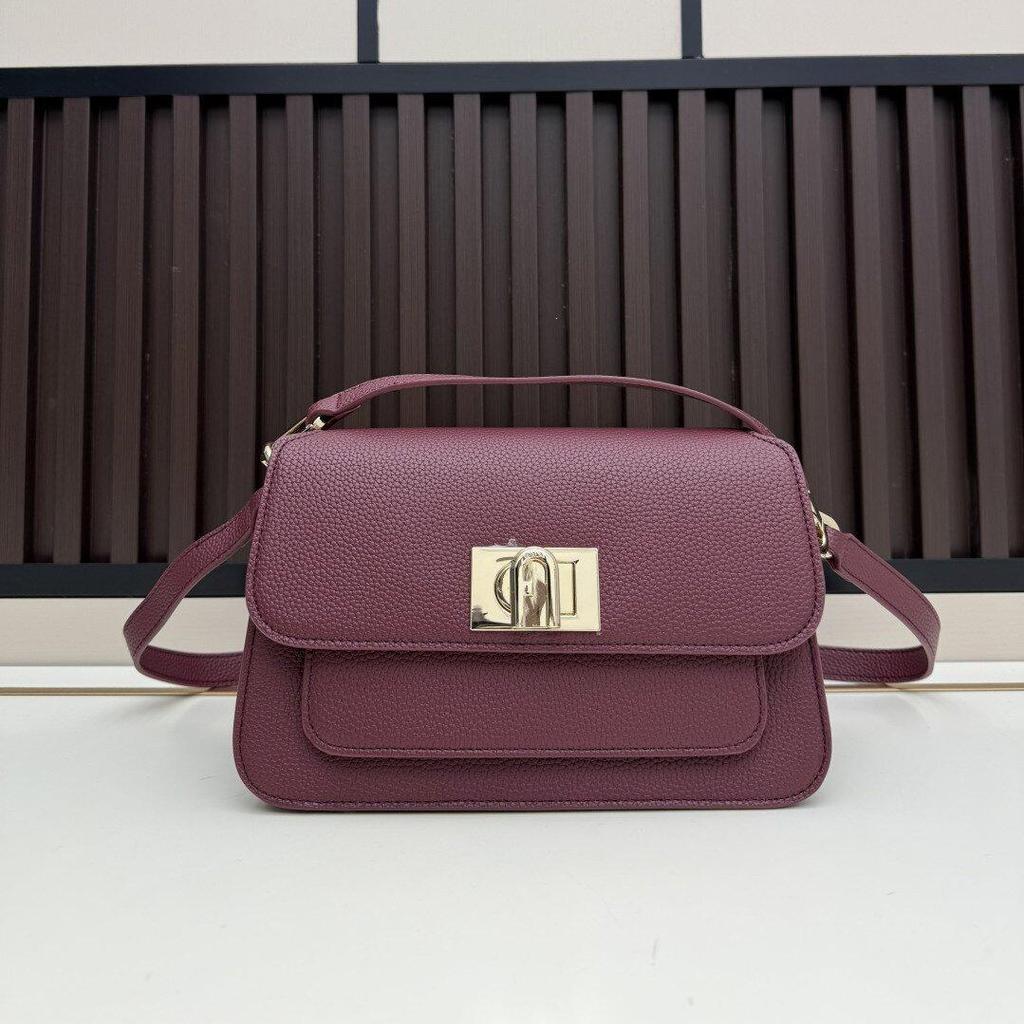 Fu*la Women's 2026 Fashionable Simple Square Crossbody Shoulder Bag