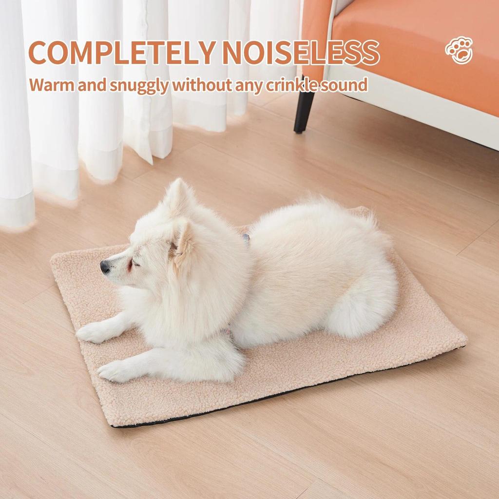 Selbstheizende Haustier-Pads, Decke, Welpen-Pad, warme Kissenmatte für Katzen, Hunde, waschbare Haustiere mit thermischem Körperwärme-reflektierendem Kern-Pad