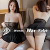 Large Size Lace Splicing Tube Top Skirt Perspective Fun Transparent Tight Underwear Large Size Set Midnight Hip Skirt