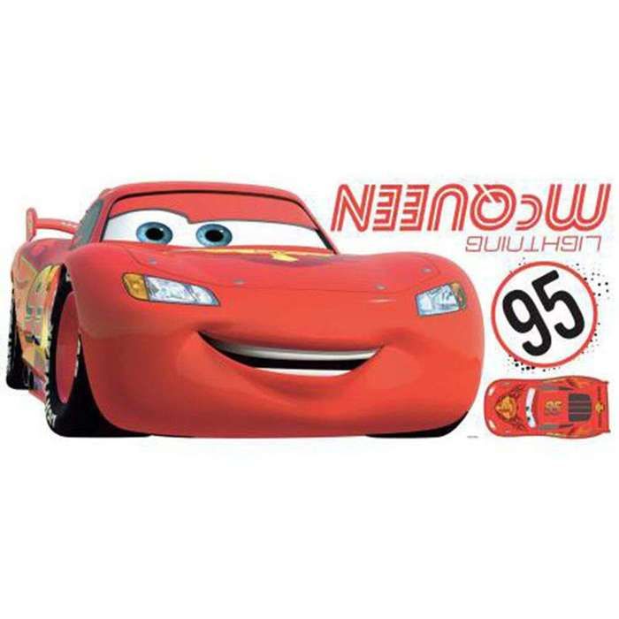 Stickers repositionnables Flash McQueen - Cars, Disney