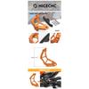 For KTM 790 890 Adventure/R Sprocket Chain Guard 1Finger Clutch Arm Lever Sensor Cover for KTM 890 790 Duke Husqvarna Norden 901
