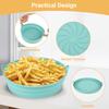 Round Collapsible Baking Sheet Air Fryer Silicone Pot Thick Reusable Silicone Square Air Fryer Liner Baking Tray Baking Utensils