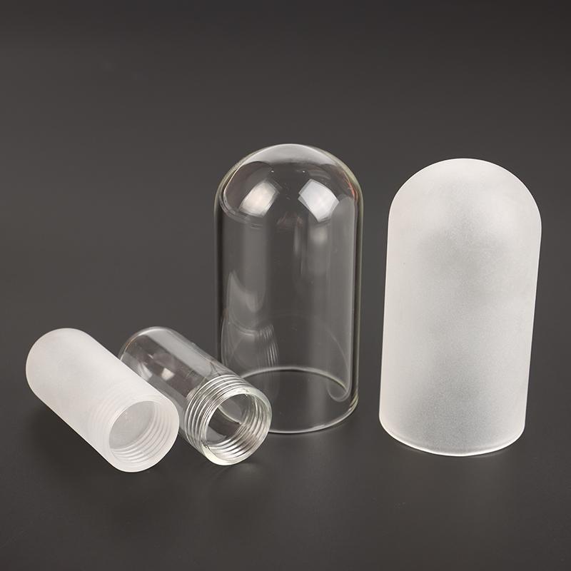 NEW SALE Tubular G9 Glass Cover Threaded Neck Lamp Shade Replacement Parts Sturdy Glass Protectant Tube Frost Cover For G9 Bulb
