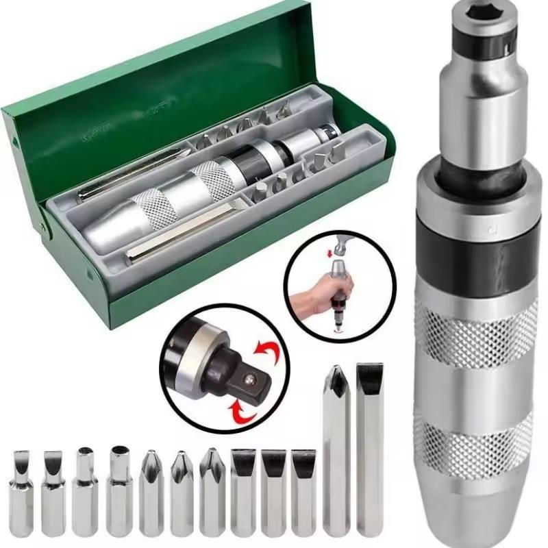 13pcs Chrome Vanadium Steel Impact Screwdriver Set Household Electric Screwdriver Cordless Screwdriver Impact Driver