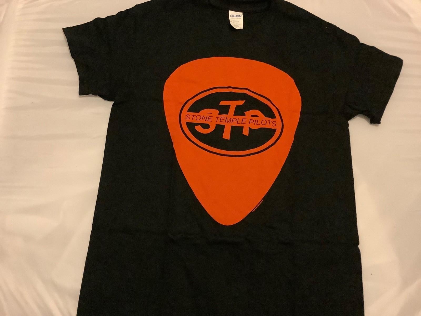 ** Stone Temple Pilots Orange Plectrum STP Logo T-shirt Official ** XXL