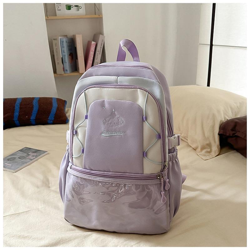 

Школьный рюкзак новый свежий и милый рюкзак конфетного цвета для учеников средней школы легкий дорожный рюкзак большой вместимости