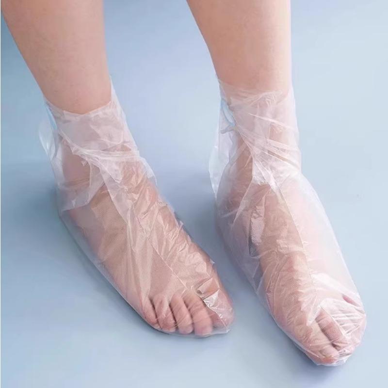 Disposable Foot Mask Covers for Home Care, Foot Care, Moisturizing, Transparent Foot Covers, Anti-cracking
