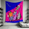 Oggy Wall Tapestry Aesthetic Wall Hanging Printed Fabric Blanket Decorative Tapestries for Bedroom Living Room Home Decor