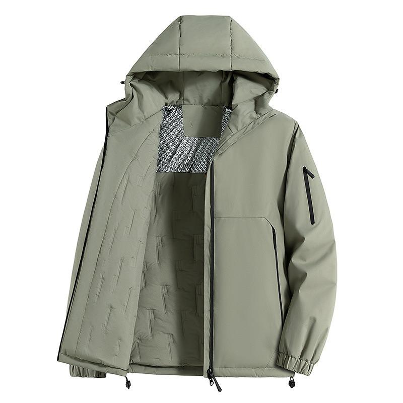 New Winter Cotton-padded Clothes Men's Large Size Loose Casual Cotton-padded Clothes Trendy Hooded Sports Bread Clothes Graphene