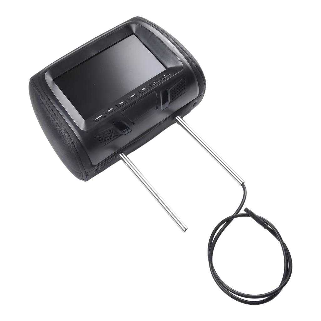 1pc Car 7inch Backrest Multimedia Player MP5 Display Universal Automobile Head Pillow 800*RGB*480 Pixels LED Digital Panel