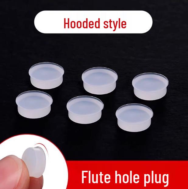 Flute Silicone Key Cap Plug: Universal Tone Hole Seal for Closed Hole Flutes