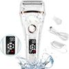 USB Rechargeable Women Painless Electric Epilator Beard Hair Removal Women's Shaving Machines Portable Female Hair Trimmer LCD