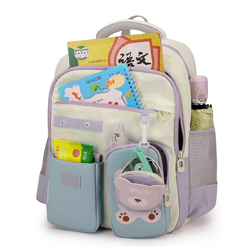 Cartoon Children's Schoolbag Boys and Girls Backpack Lightweight Ridge Protection Backpack