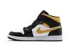 Jordan 1 Mid White Pollen Black