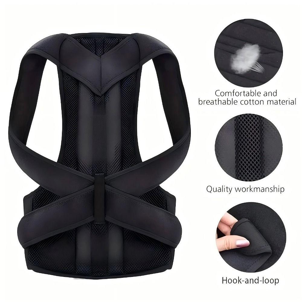 5 Size Back Posture Brace Adjustable Straps Back Trainer Posture Corrector Office Use