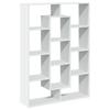 Bookshelf White 102x29x143 cm Engineered Wood