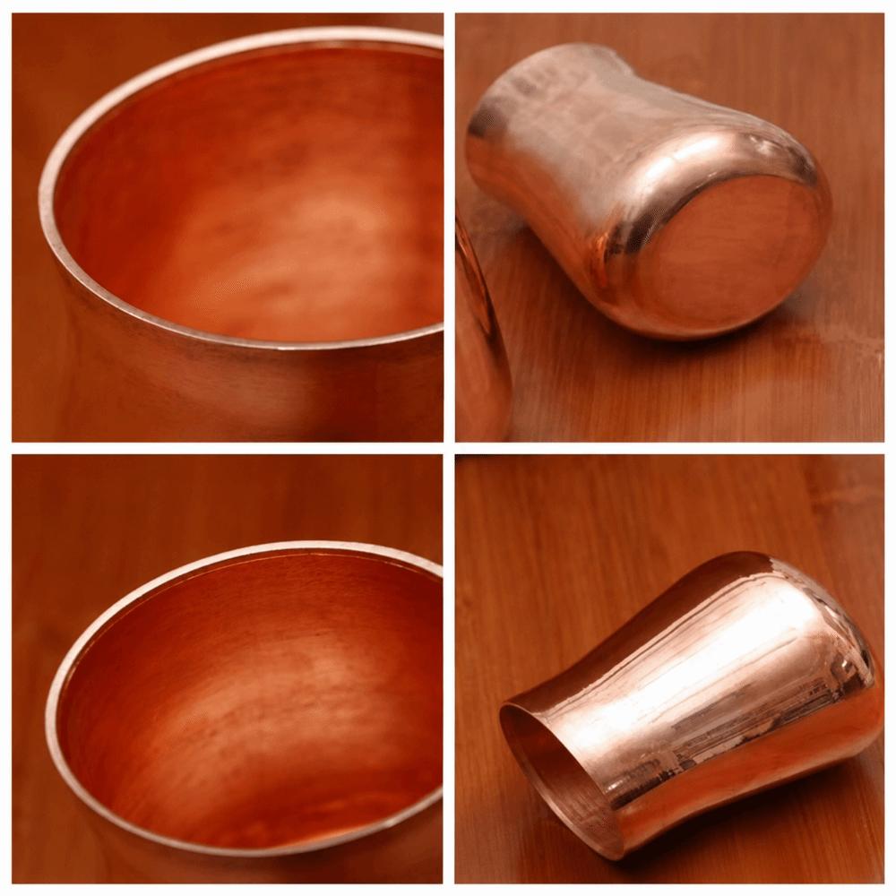 350 Ml Capacity Pure Copper Mug Thickened Breakfast Cup Creative Copper Moscow Mug Tableware Scene