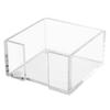 Large Sheet Compacts Clear Stick Note Holders Box with Adhesive Note Office Essential With Space Saving Storage Solution