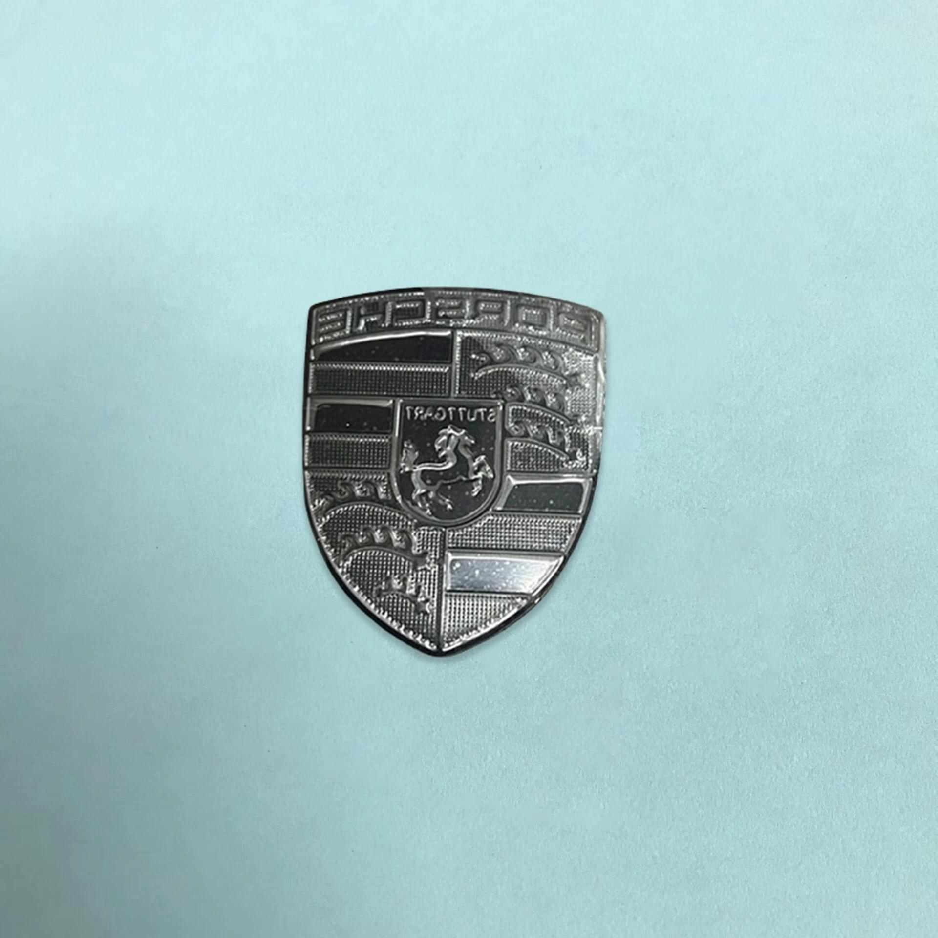 

3D Алюмінієва Наклейка-Значок на Автомобіль Декоративна Наклейка на Кузов Багажник Модифікаційні Аксесуари Для Porsche Macan Panamera Cayenne Cayman 911
