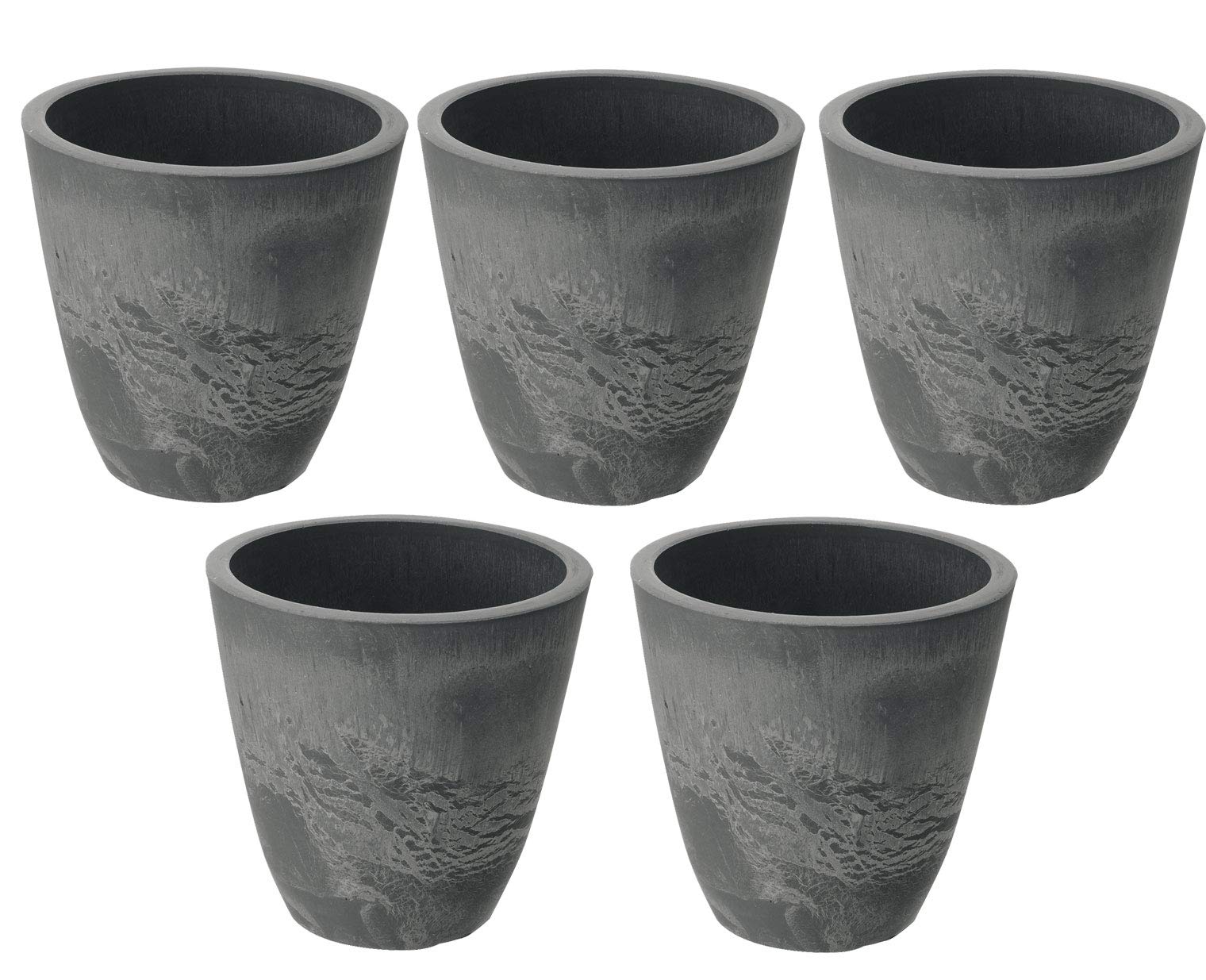 

Richell Pot Planter Botany Plain Pot 15 Type Diameter x Height cm 000645 Dark Gray Pack of 5 15.3 15.1