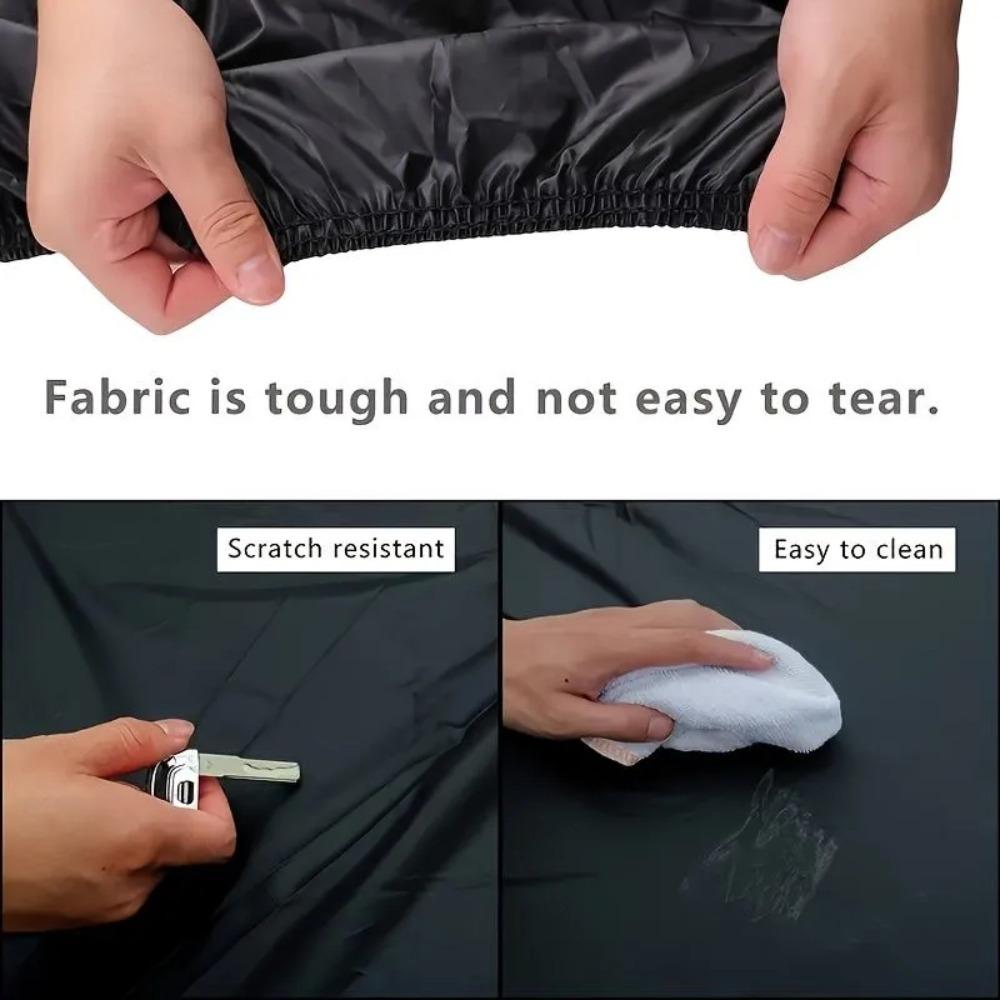 Universal Motorcycle Cover Sunproof Dustproof Waterproof Bike Scooter Electrombile UV Protection Reflective Stripes