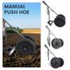 3 In 1 Multifunctional 2Wheels Power-Assisted Weeding Scarifying Hoe, Ditching And Scarifying Triangular Hoe, Agricultural Tools