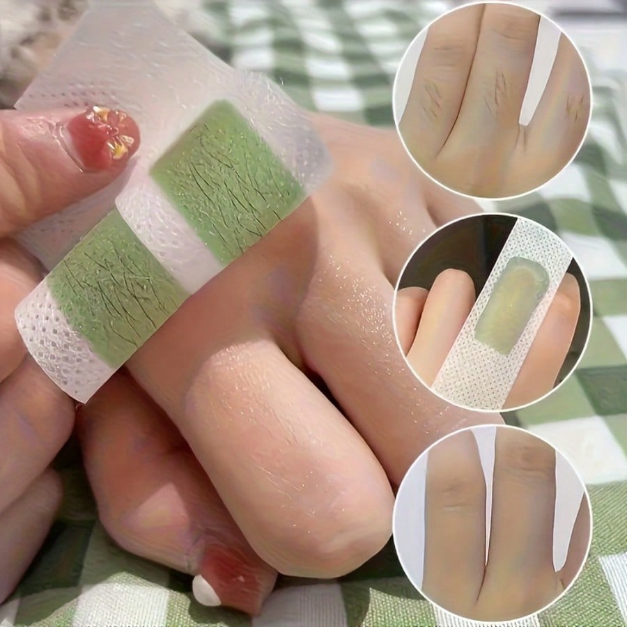 20pcs Tea Tree Oil Ready-To-Use Peel-Off Wax Strips, Fast Instant Hair Removal, Long-Lasting Smoothn