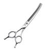 Fenice 7.0 Inch Left Handed Professional Dog Grooming Scissors Curved Thinning Dog Puppy Shears Pets Supplies Groomer Tools