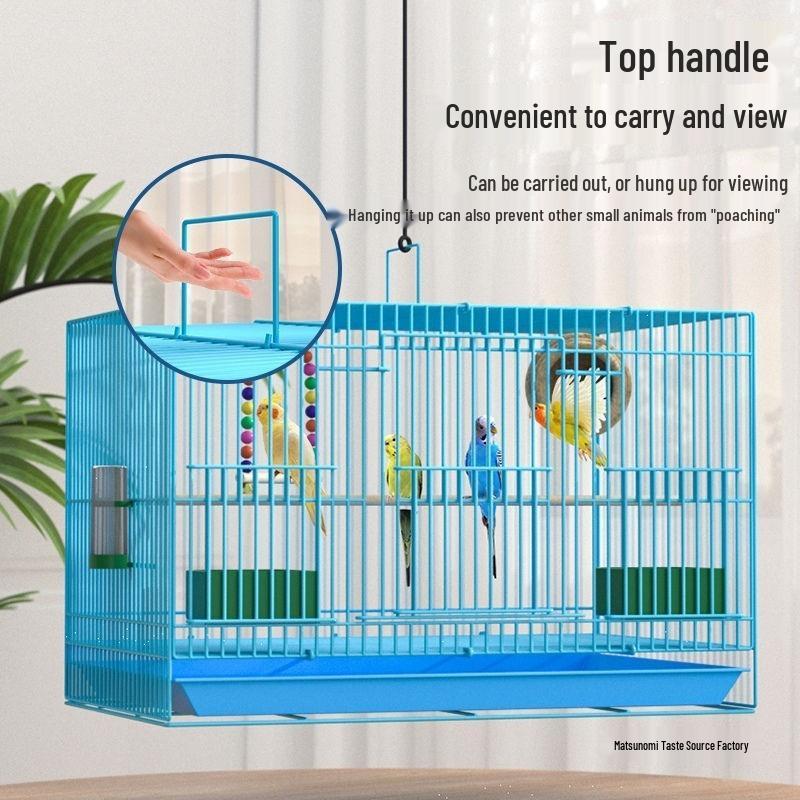 Multispecies Bird Cage: Suitable for Budgies, Cockatiels, Lovebirds, Mynas, and Pigeons - Breeding and Housing Solution.