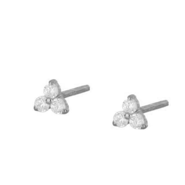 Crmya Yellow Silver Plated Stud Dangle Earrings For Women Cubic Zirconia Hoop Earrings For Women Bohemian Earings Jewelry