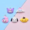 Cute Cartoon Chacha Big-Eared Dog Resin Earrings & Keychain Charms - DIY Jewelry Accessories