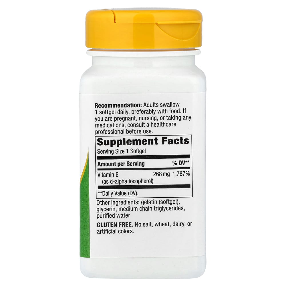 Nature's Way Vitamin E 400 IU Softgels 100 Count