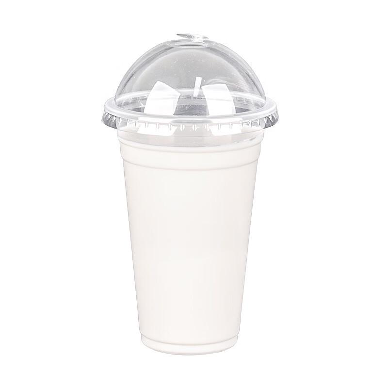 OIMG 95mm Disposable Milk Tea Cups with Lids