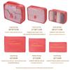 6Pcs Clothes Luggage Travel Blanket Shoes Organizers Bag Suitcase Pouch Packing Cubes Travel Bag Organizer