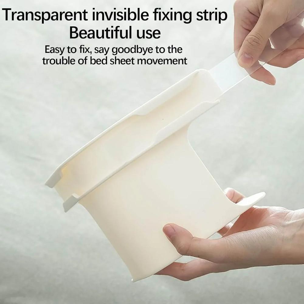 4Pcs Heavy Duty Bed Sheet Grippers - High-Quality Durable Corner Tightener Clips for Bedsheet Protectors