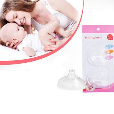2PCS Maternity Silicone Nipple Shield Cover Breastfeeding Nursing Protector