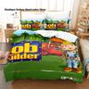 3D-gedrucktes Bob der Baumeister Bettwäscheset Bettbezug Kissenbezug Für Kinder Schlafzimmer Dekor Einzelbett Doppelbett Queen Size King Size Bettwäsche