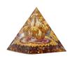 Crystal Pyramid Healing Balance Energy Hand Crafted Tabletop Pyramid Decoration for Home Office