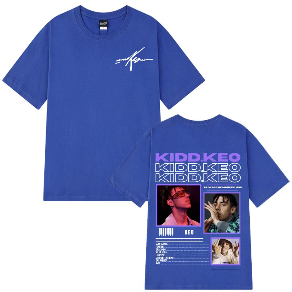 2025 Summer Singer Kidd Keo Album Tour Merch Tshirts Men Womens Hip Hop Pop Music Casual 100 Pure Cotton ONeck Tee Shirt