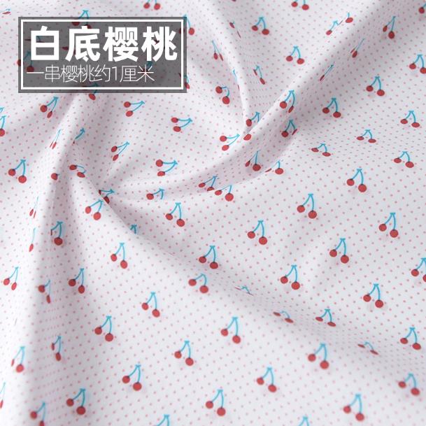 145x50cm Pastoral Floral Summer Poplin Cotton Fabric DIY Children's Wear Cloth Make Bedding Quilt Decoration Home Sewing Cloth