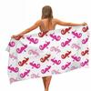 Red Sea Fish Marine Life Microfiber Pool Beach Towel Portable Quick Dry Sand Outdoor Travel Swim Blanket Thin Yoga Women Kid Men