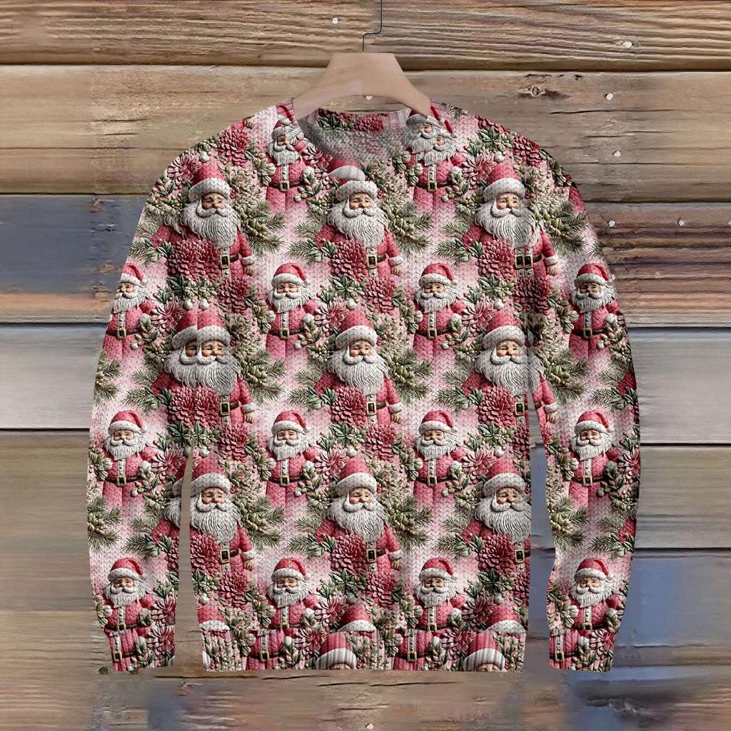 Funny Christmas Sweater For Men And Women, Holiday Pullover 2025, Novelty Crewneck Sweatshirt, Festive Gift