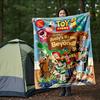 1 pièce, Couverture Cartoon Toy Story Douce Jetée pour Décoration de Chambre, Cadeau Parfait pour un Ami, Salon, Voyage, Camping